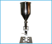Double nozzle linear tube filler
